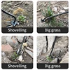 2 in 1 Garden Weeder Rake Tools Manual Weed Grass Rooting Shovel Manganese Steel Loosening Soil Digging Agricultural Tool 6