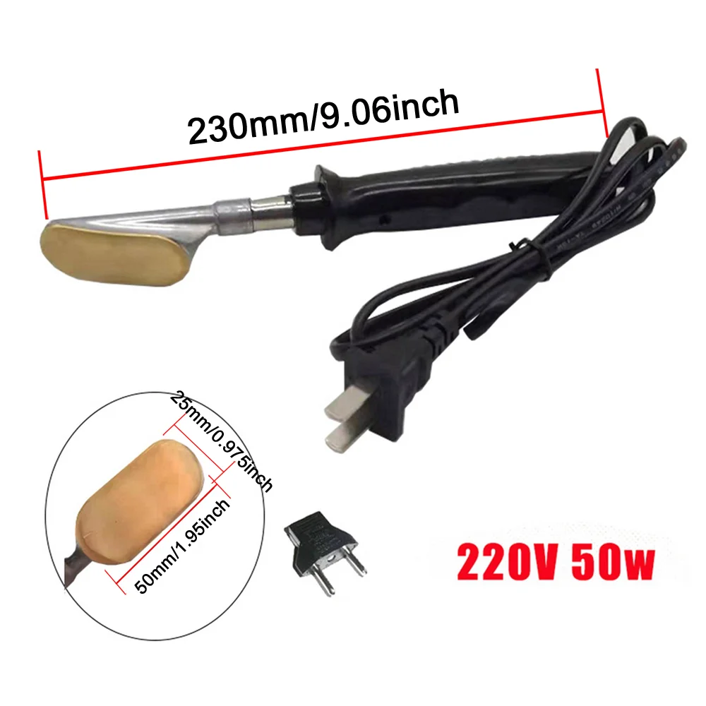 50W Electric Soldering Iron 20 Rods Plastic Welding Machine Smoothing Tool Plastic Crack Repair Spatula For Car Bumper Repair 2