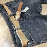 Pantalones vaqueros azules y grises de alta calidad para hombre, pantalones elásticos ajustados coreanos de marca de moda de alta gama para hombre, ropa de diseñador para novio 3