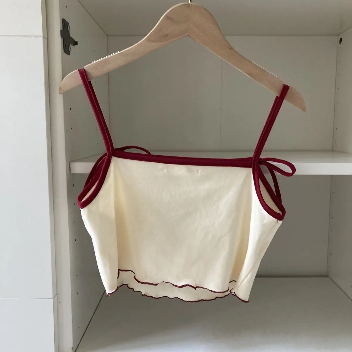 여아용 체리 프린트 드롭 웨이스트 슬립 활 상의, 숄더리스 티셔츠, 아동복, 2024 패션, 여름 신상