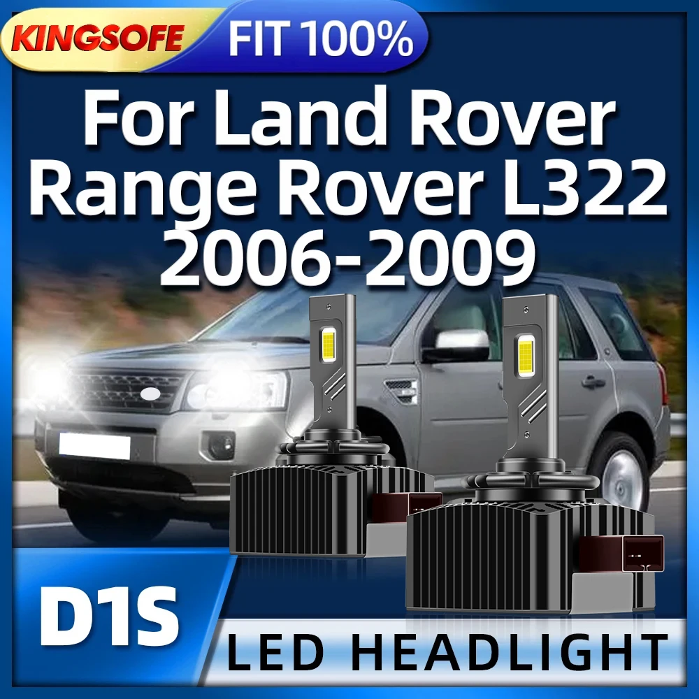 

KINGSOFE D1S Led Headlight Bulbs 45000LM 120W Super Bright Car Lamp For Land Rover Range Rover L322 2006 2007 2008 2009
