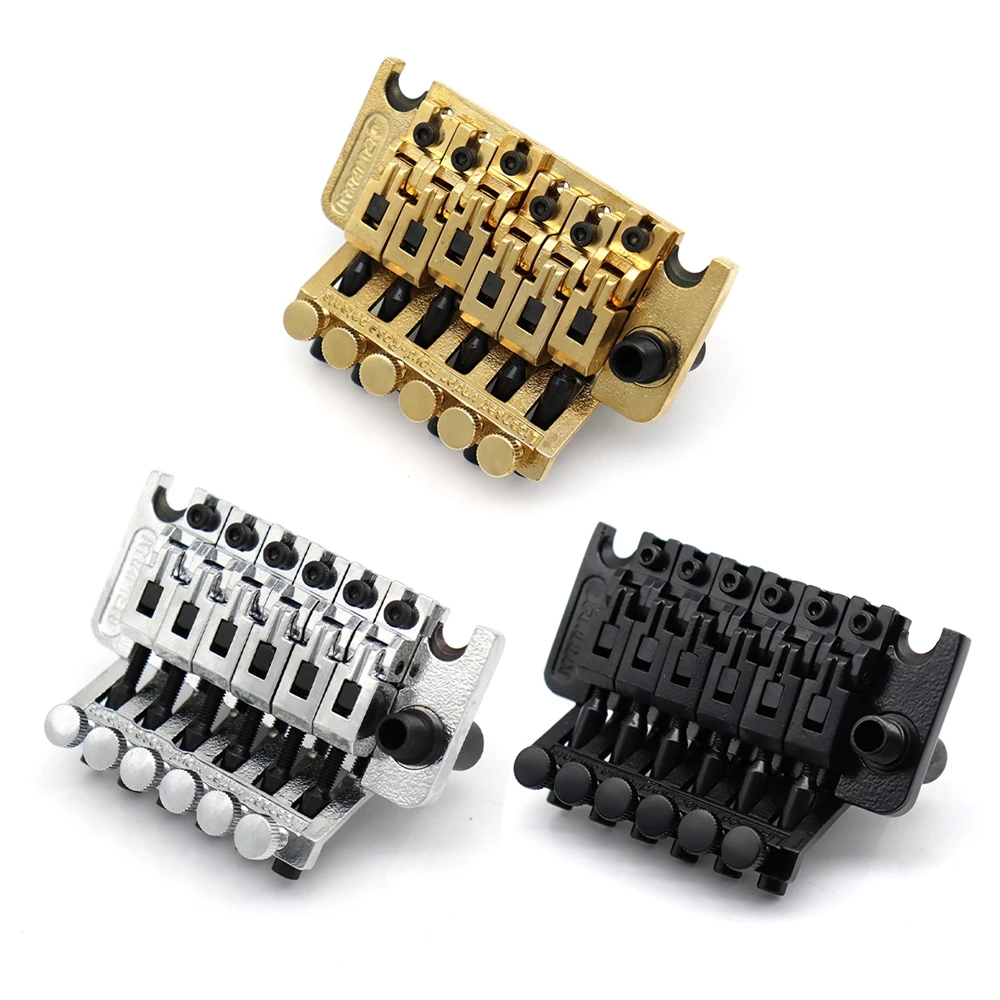 

A set Tremolo Bridge Double Locking Systyem Guitar Bridge For Electric Guitar 3 Color