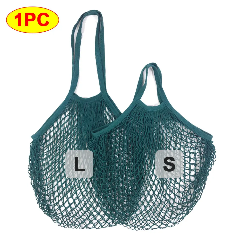 Portable Reusable Cotton Mesh Shopping Bag
