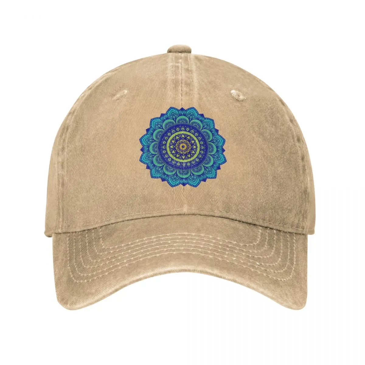 

blue mandala Cowboy Hat New In The Hat Fashion Beach Rave Hats For Women Men'S