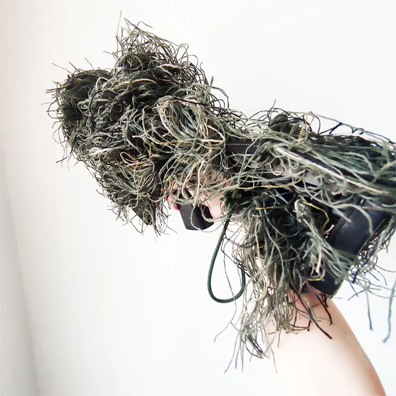 115g Grass Type Hunting Rifle Wrap Rope Ghillie Suits Gun Stuff Cover for Camouflage Paintball Hunt