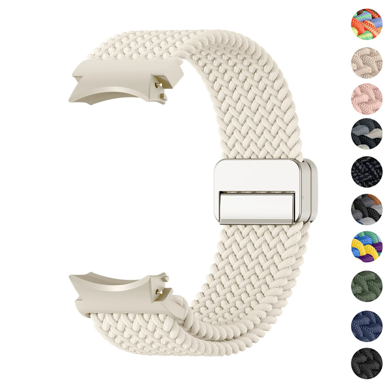 Magnetic Braided Bracelet Band for Smartwatches - No Gaps Strap