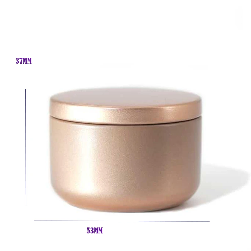 Candy Candle Tea Can Tin Jars DIY Making Kit Empty Metal Container with Lids Holder Organizer Storage Case for Dry Spices