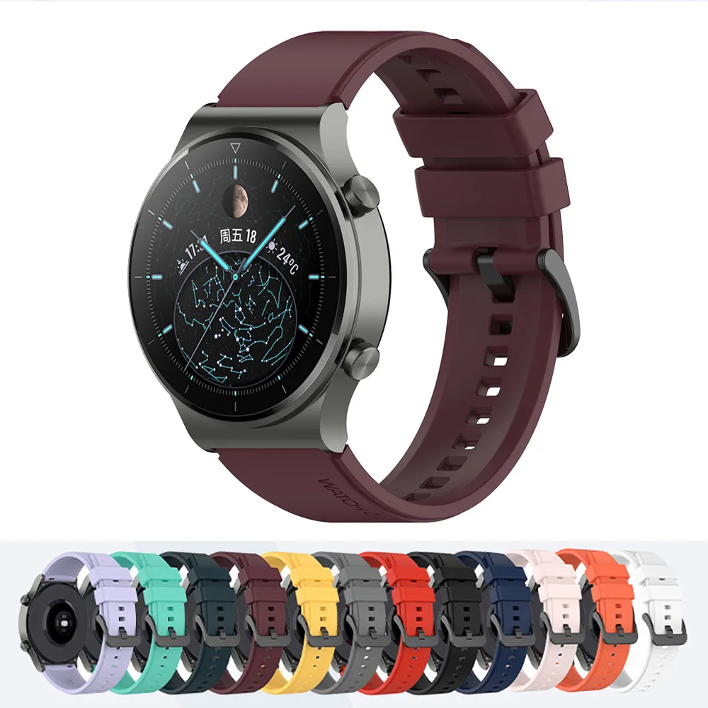 Cinturino In Silicone Da 22Mm Per Ticwatch Pro 3 Ultra Gps / Gtx / E2 / S2 / Lte Cinturino Con Cinturino Per Ticwatch Pro 3 X S Cintura