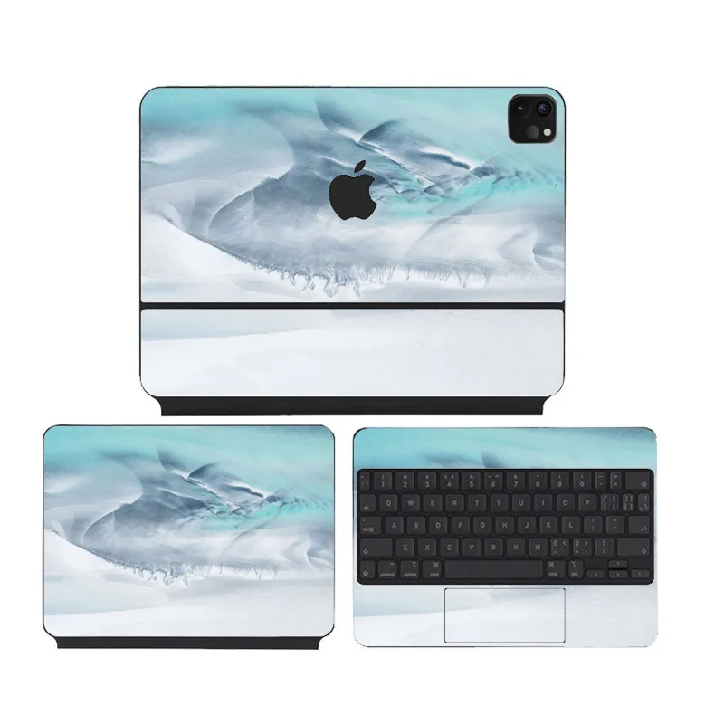 DIY 3D Print Vinyl Decal Sticker Skin Cover For Magic Keyboard Folio For Ipad Pro 11 12.9 inch Protector Film