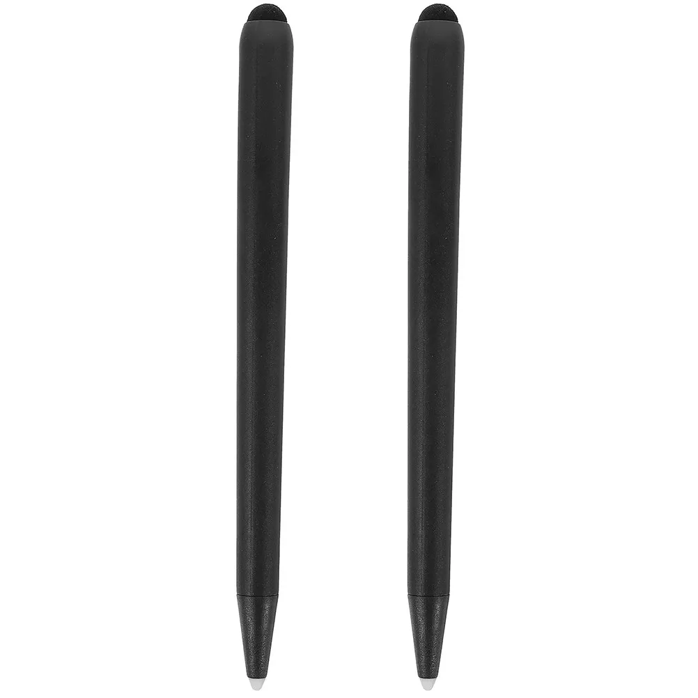 2Pcs 인체 공학적 경량 터치 스크린 스타일러스 펜 듀얼 팁 인터랙티브 화이트 보드 펜 원격 용 부드럽고 정확한 쓰기 스타일러스