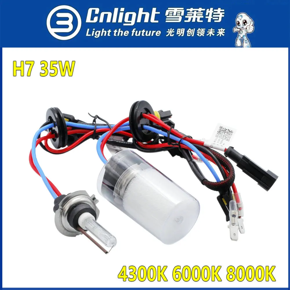 2pcs 12V 24V original Cnlight Xenon hid Lamp 35W H7 Auto Car Light Xenon Bulb Projector Bulb Boad light truck light