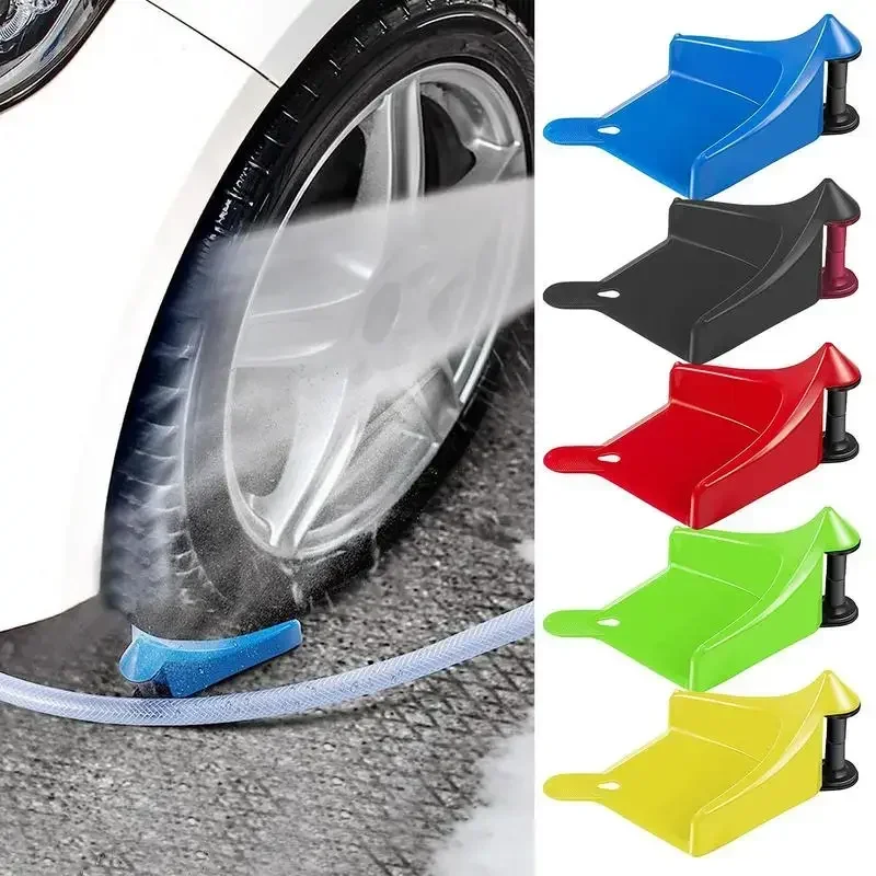 1PC Anti-Pinch Car Wash Tool-Hose Slide Tire Wedge Wheel Guide Prevents Detailing/Washing Accidents
