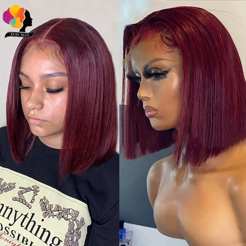 burgundy bob wigs
