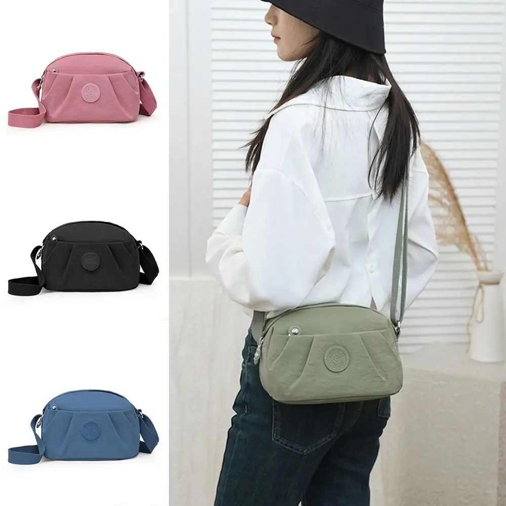 

Сумка на Молнии через плечо, Модная Портативная вместительная сумка для подмышек, удобная сумка-мессенджер из ткани Оксфорд