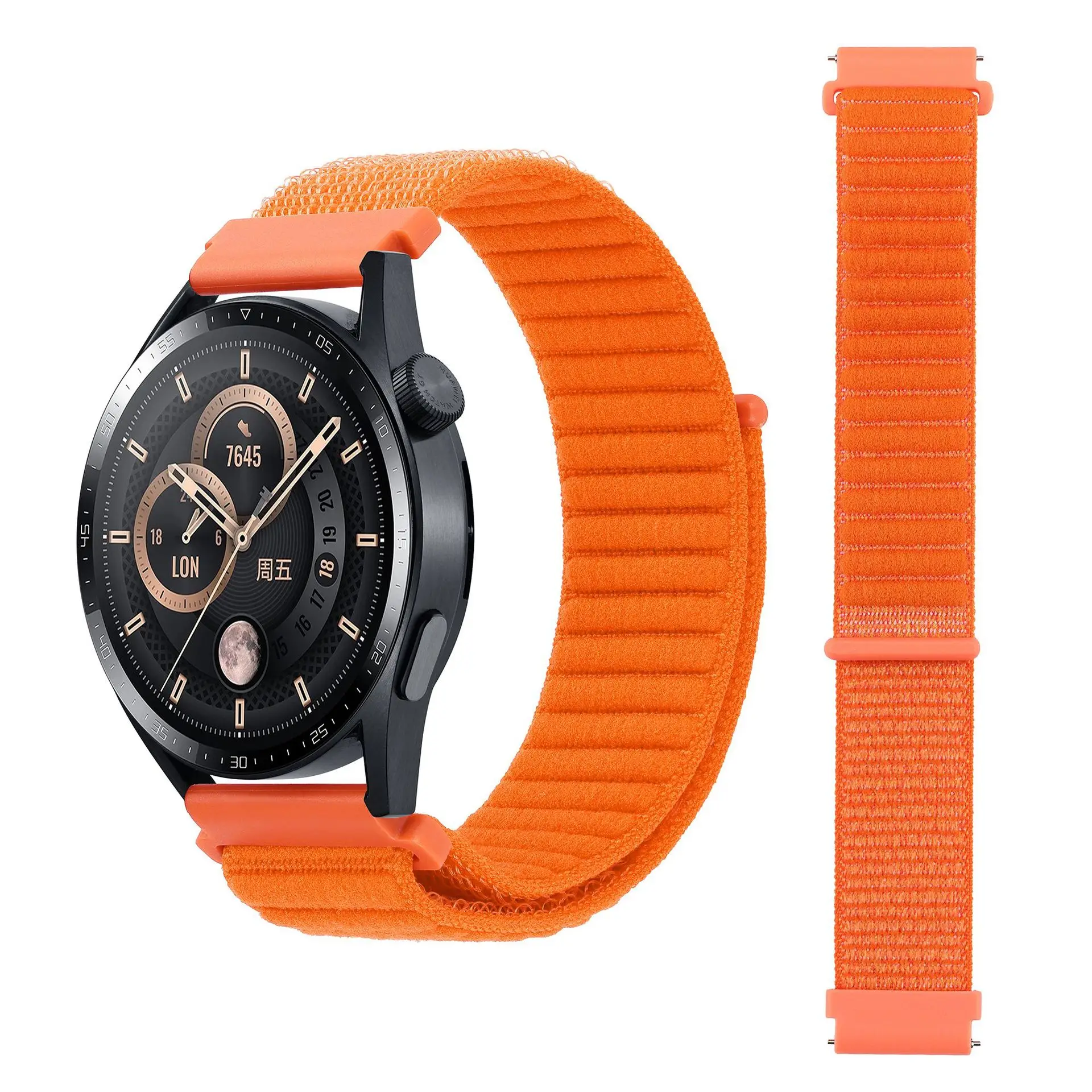 Enhanced Velcro Breathable Unisex Nylon Watch Strap