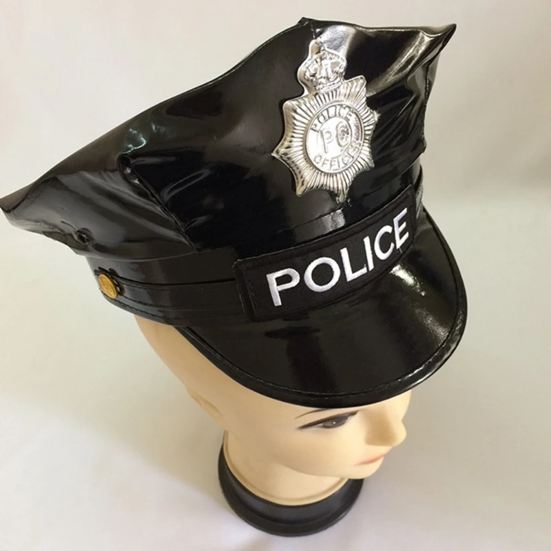 Costume Hat for police Officer Newsboy for Women Costume Halloween Party Props costume hat
