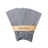 YEUZLICOTTON 100% Cotton High Quality Kitchen Towels Set Soft Dish Towel 6Pcs 15x16 Inches Cleaning Cloth Decorations Tea Towels 2