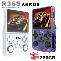 Console de jeu rétro BOYHOM 256G Open Source R36S - Écran IPS portable de 3,5 pouces, Linux ARKOS, console portable |   Meilleur cadeau pour les joueurs (options 64 Go/128 Go) 2