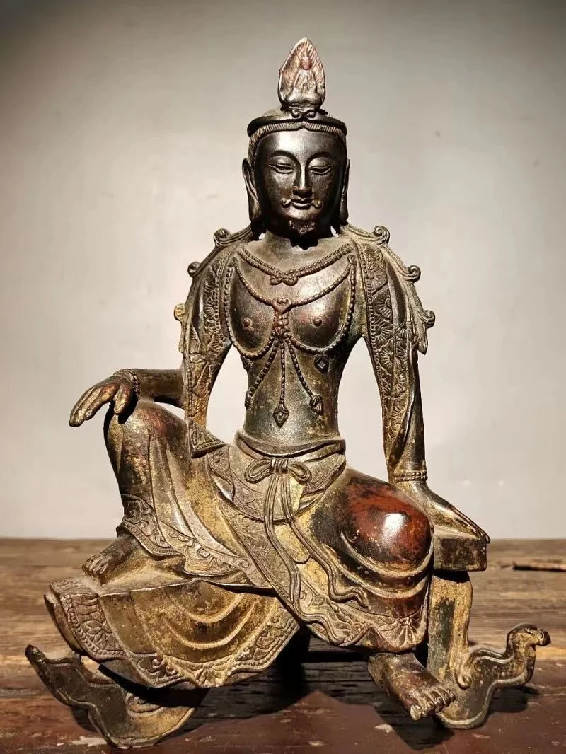 Медная Статуэтка императора Будды Old Qing Dyansty, ручная работа (art.: 3920c44bca06d) - 3920c44bca06d