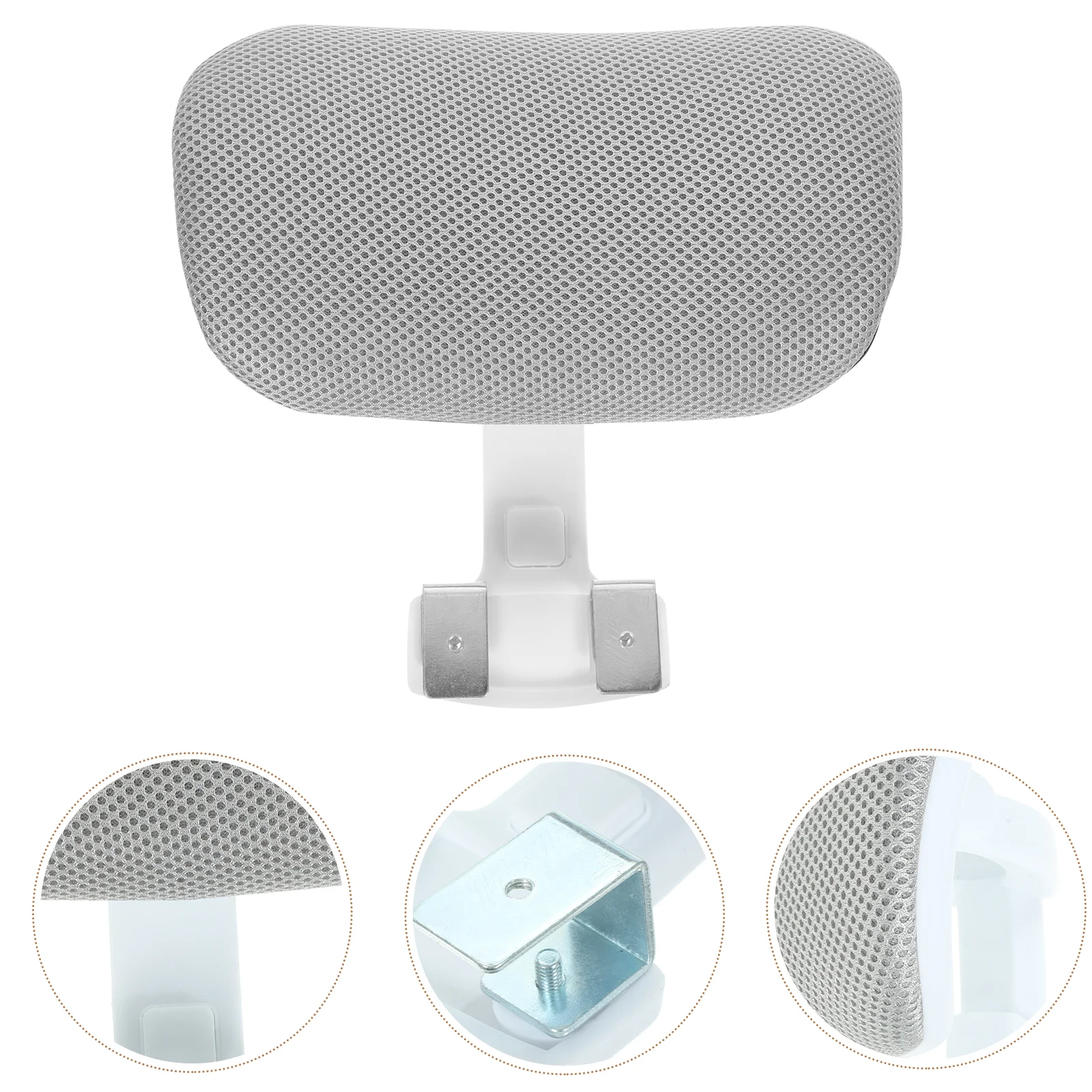 

Office Chair Headrest Attachment Adjustable Neck Support Cushion Elastic Sponge Head Pillow Computer Chair Kit Ergonomic