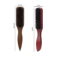 Peigne à poils marron à queue pointue – Unisexe, lisse et antistatique, sans enchevêtrement, sans dommages aux cheveux, usage domestique 4