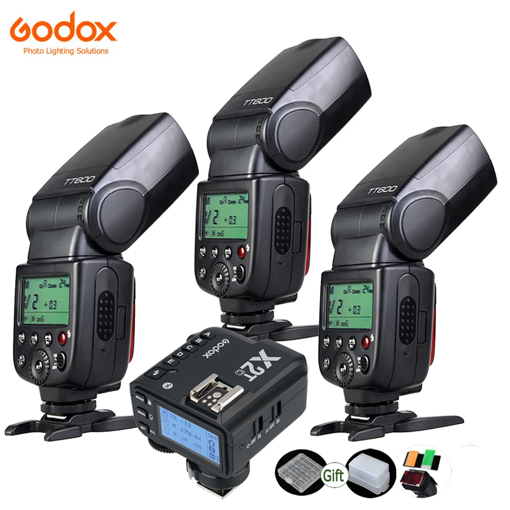 

GODOX TT600 GN60 Flash Light Master Slave Speedlite 2.4G Wireless System for DSLR Camera Canon Nikon Pentax Olympus Fuji Sony