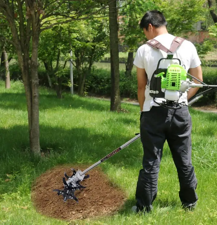 Handheld Mini Cultivator Grass Trimmer Rolling Machine Weed Cutter Removal Machine For Farm 6