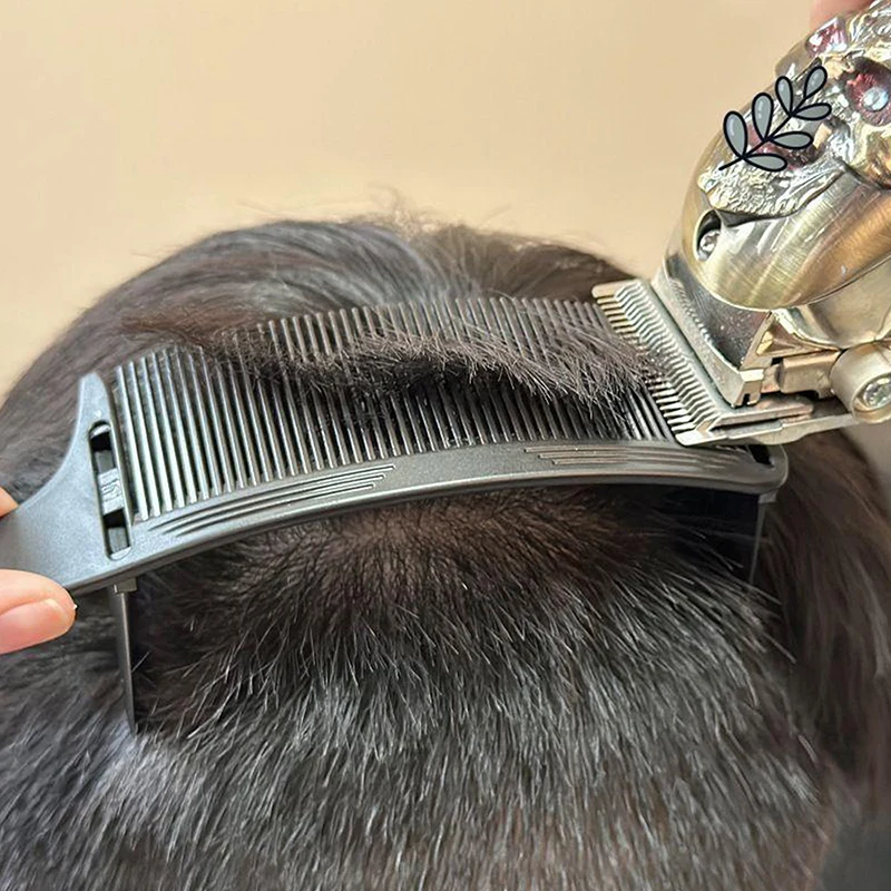 Man Curved Positioning Comb Adjustable S Arc Design Professional Barber Hair Cutting Hair Clipper Comb Hairdresser Styling Tools new carpentry gear type toolbar multipoint fixation creating complex shapes and curves woodworking design irregular curved lines