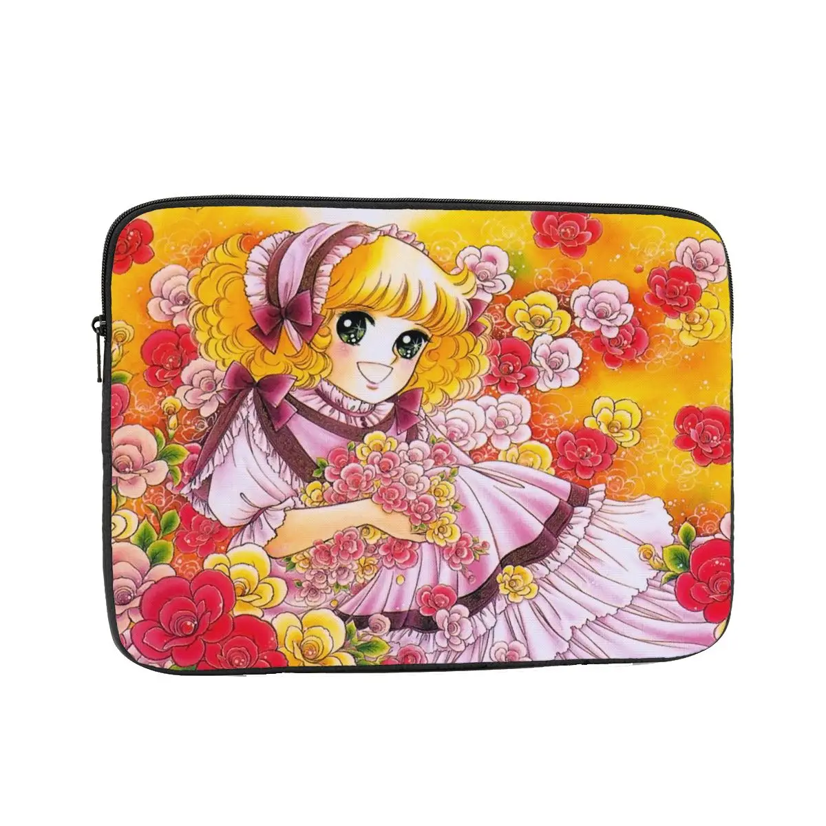 Anime Candy Candy Laptop Bag Sleeve 12 "13" 15 "17" Per Macbook Air Pro Cute Girl Flowery Notebook Bag Case Custodia Antiurto
