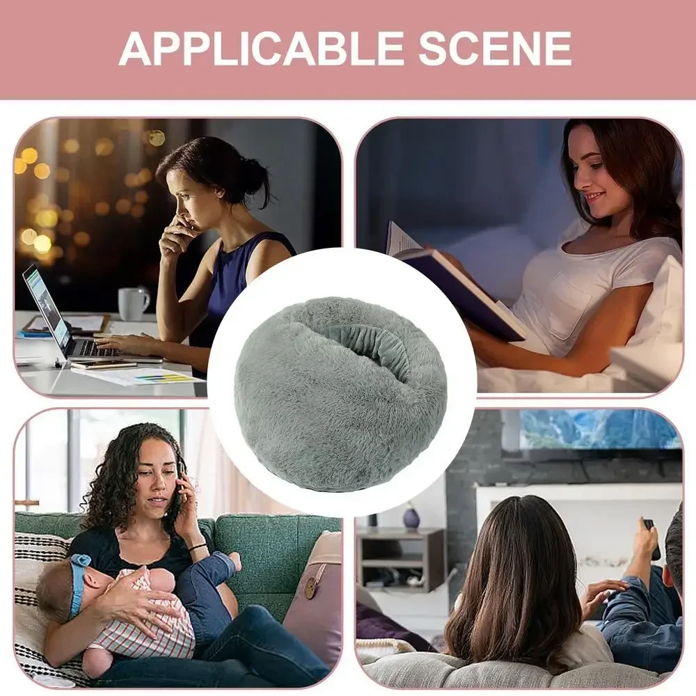 USB Charging Electric Foot Heating Pad Universal Soft Plush Washable Foot Warmer Heater Foot Warming Device Thermostat Mat 3