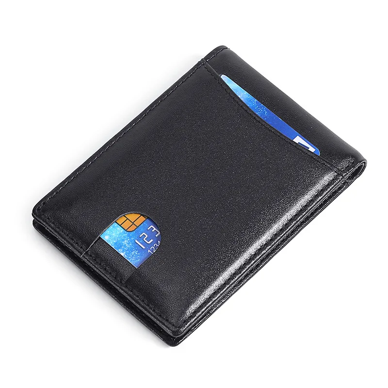 GenuineLeatherRFIDBlockingCardHolderWalletforMenLuxuryCard