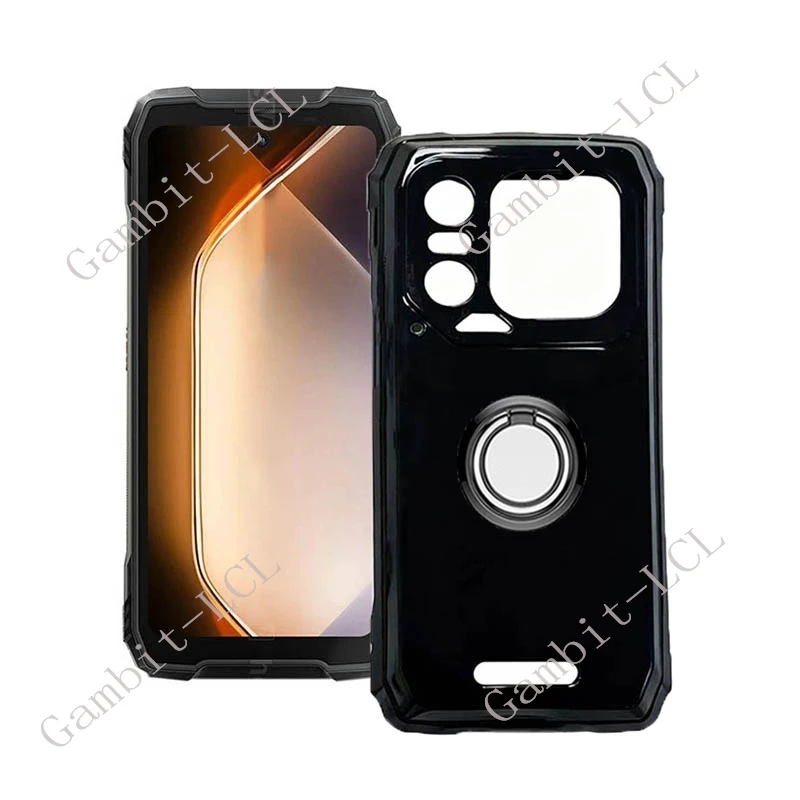 Blackview Xplore1 6.78 Back Ring Holder Phone Cover - TPU Soft Silicone Case