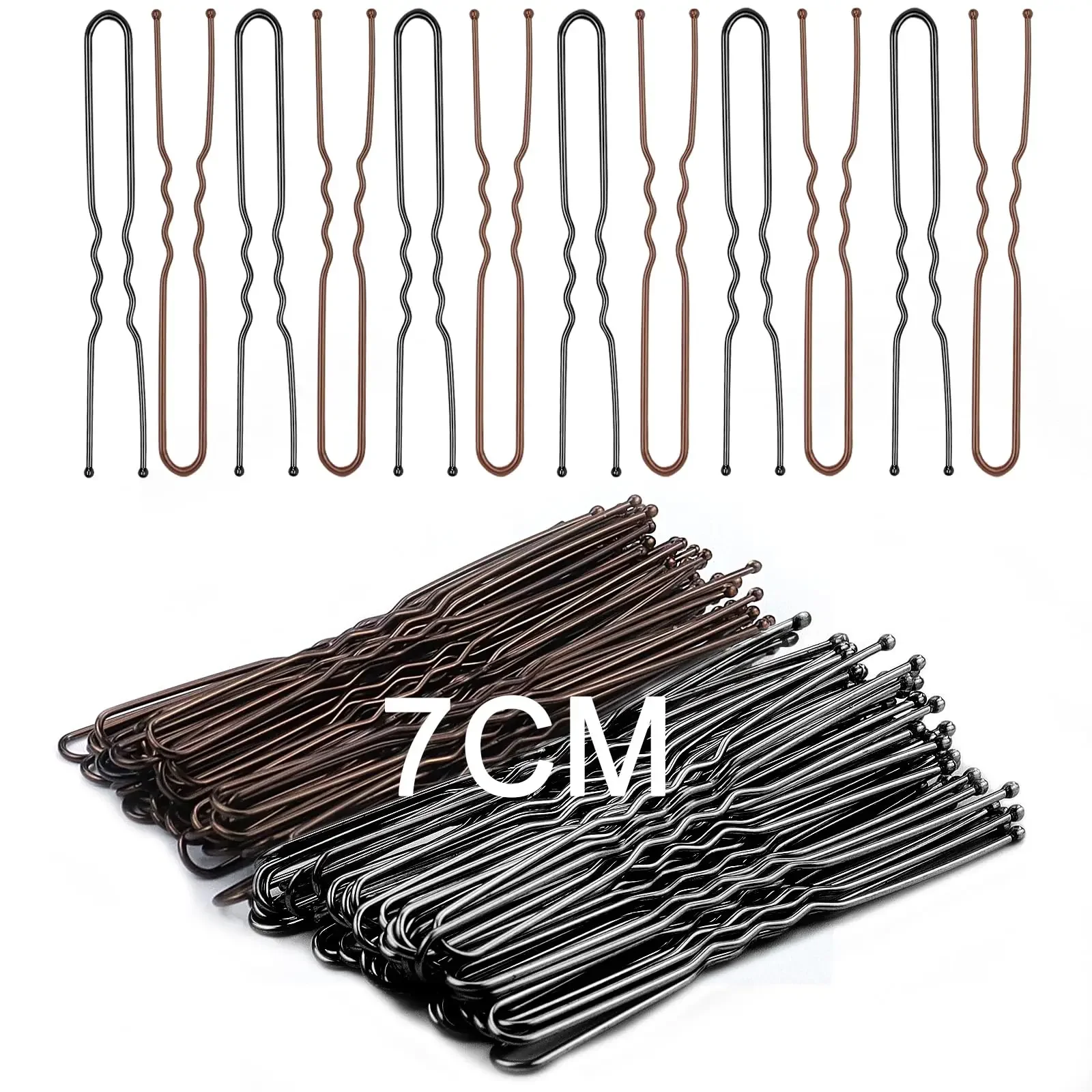 

7CM U Shaped Hair Pins Ballet Bobby Pins Curved Bobby Pins Hair Pins Stocking Stuffers for Women Thick Thin Long Curly Hair