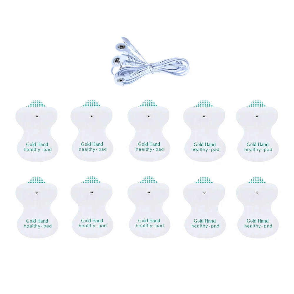 

10 шт., электродные подушечки для стимуляции мышц, 1 шт.