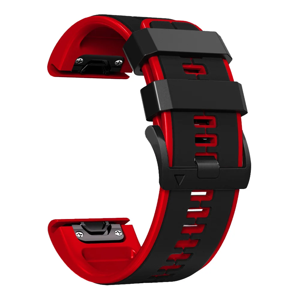 Quickfit 22/26mm Silicone Smart Watch Strap Bracelet Band