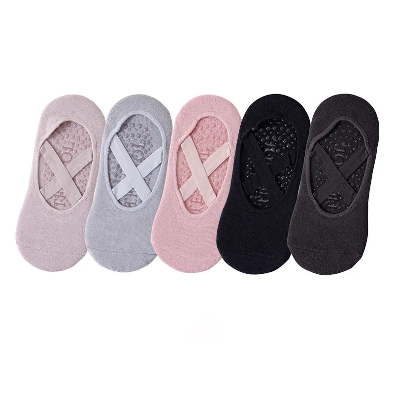 Women's Non-Slip Yoga and Pilates No-Show Socks with Silicone Grip