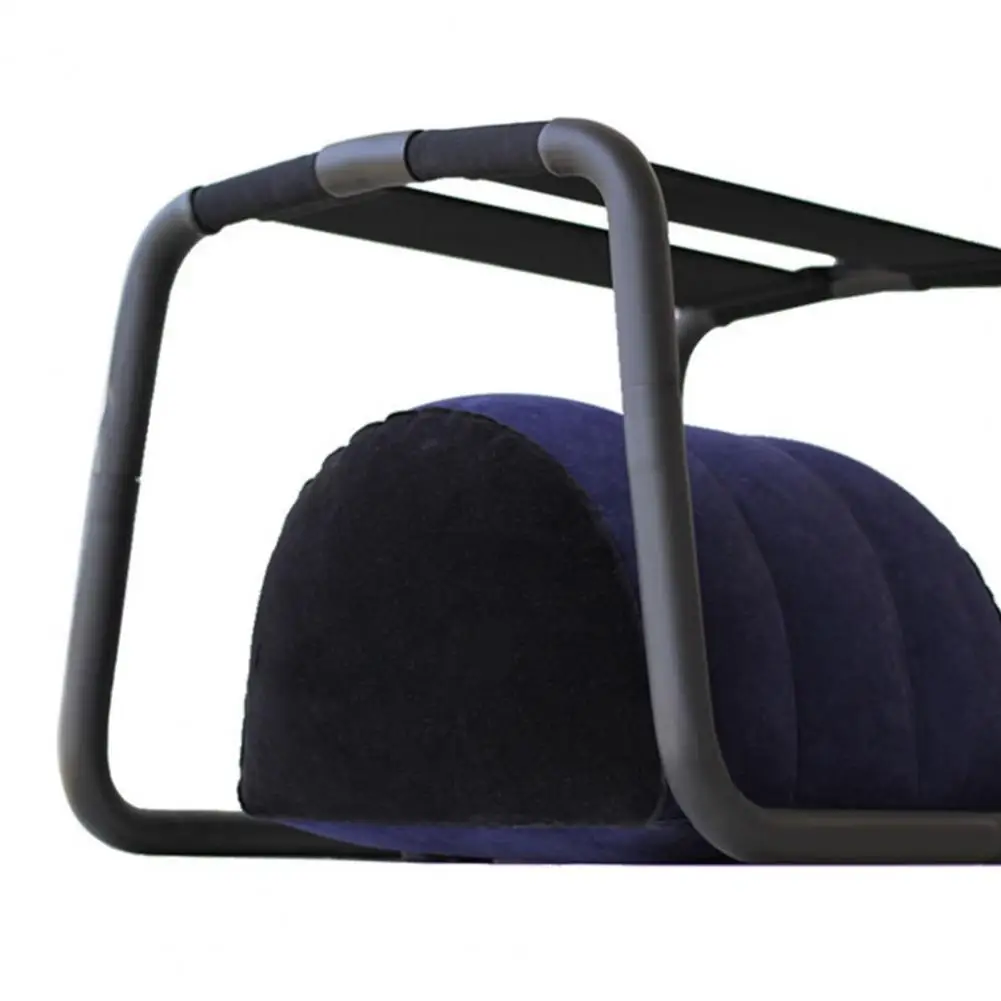 Erotic Chair Elastic Band Inflatable 2 in 1 Add Joy Flirting Iron Frame Masturbation Positions Aid Sex Chair for Couple
