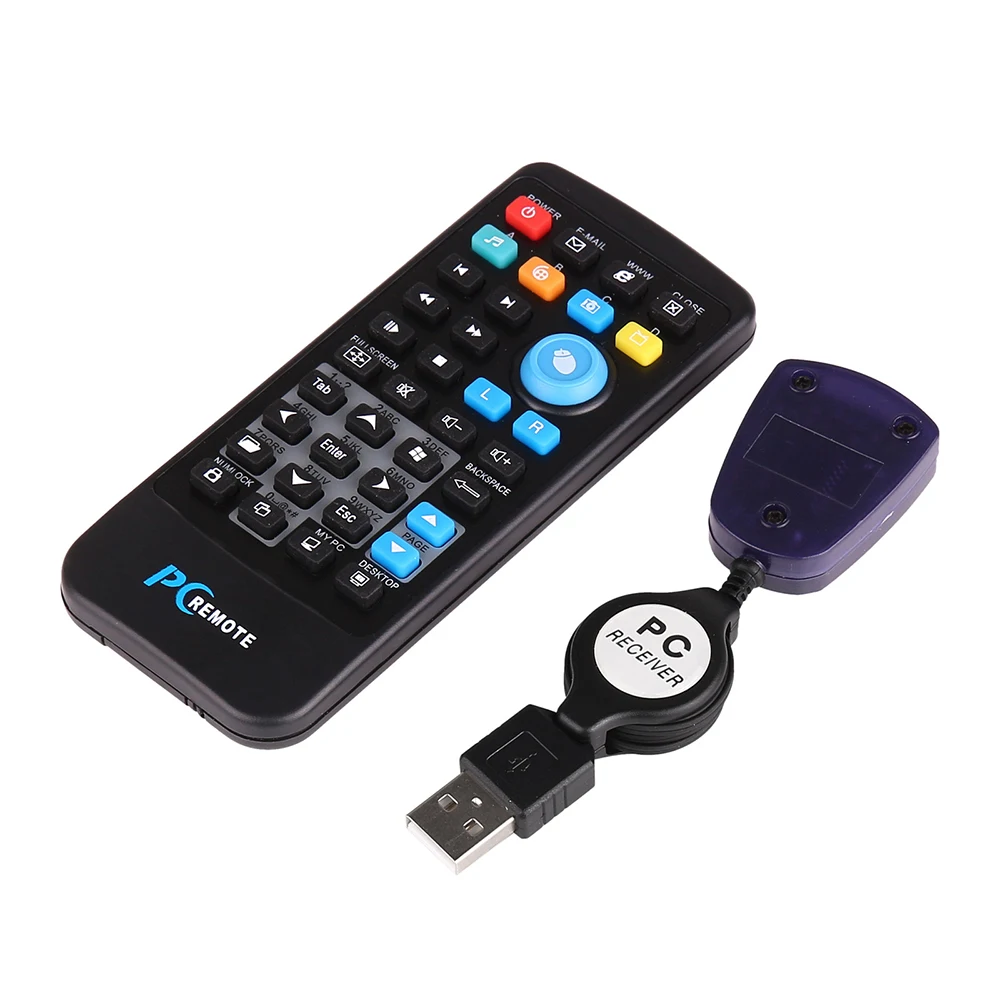 Wireless-PC-Mouse-Remote-Control-Controller-USB-Receiver-IR-Remote ...