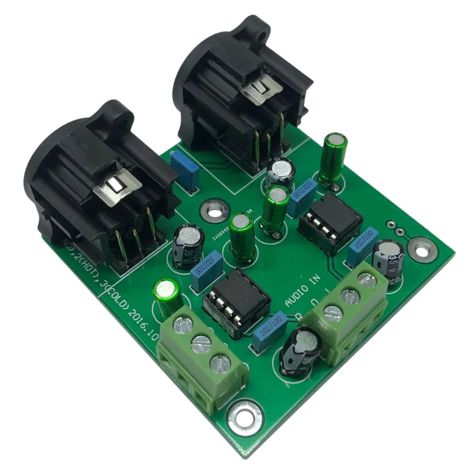 A51I Amplifier Dual Channel,DRV134PA Dual Channel Single-Ended Conversion Balance Board for Front-End Output Balance