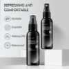 Black Polka Dot Setting Spray 60ml for face, long-lasting, anti-smudge-proof and 16 hours of makeup off wear natural finish 6