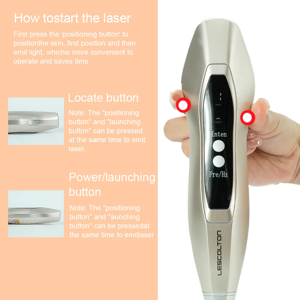 قلم ليزر بيوكو ثانية من ليسكولتون، جديد، لإزالة ال...