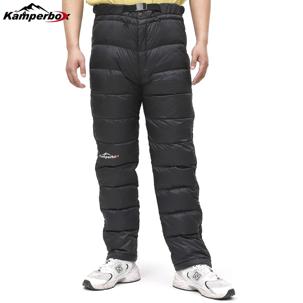 Kamperbox Down Pants Men,Winter Hiking Pants Men Trekking Men Winter Trousers Down Winter hiking pants