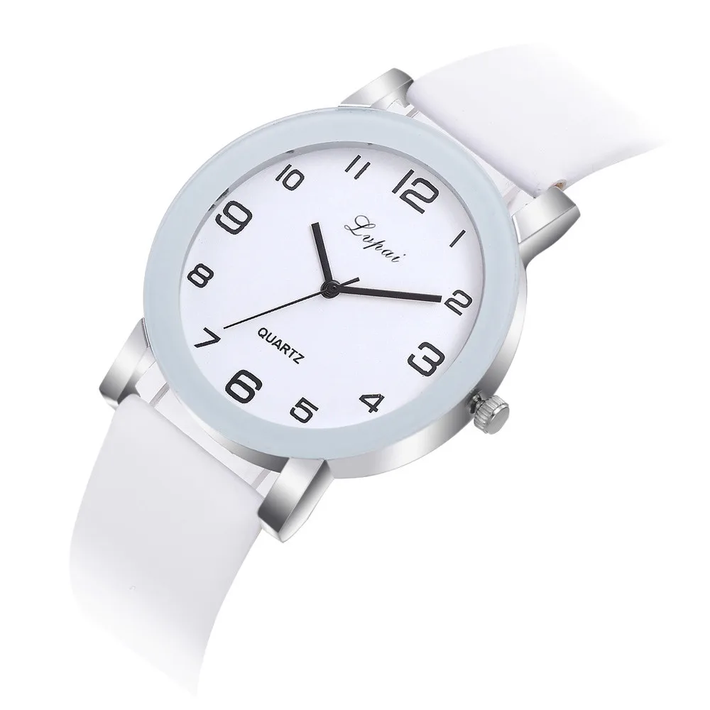 

Women's Quartz Watch Leather Band Watch Ladies Round dial Wristwatch Casual Fashional Wrist Watch Various colors