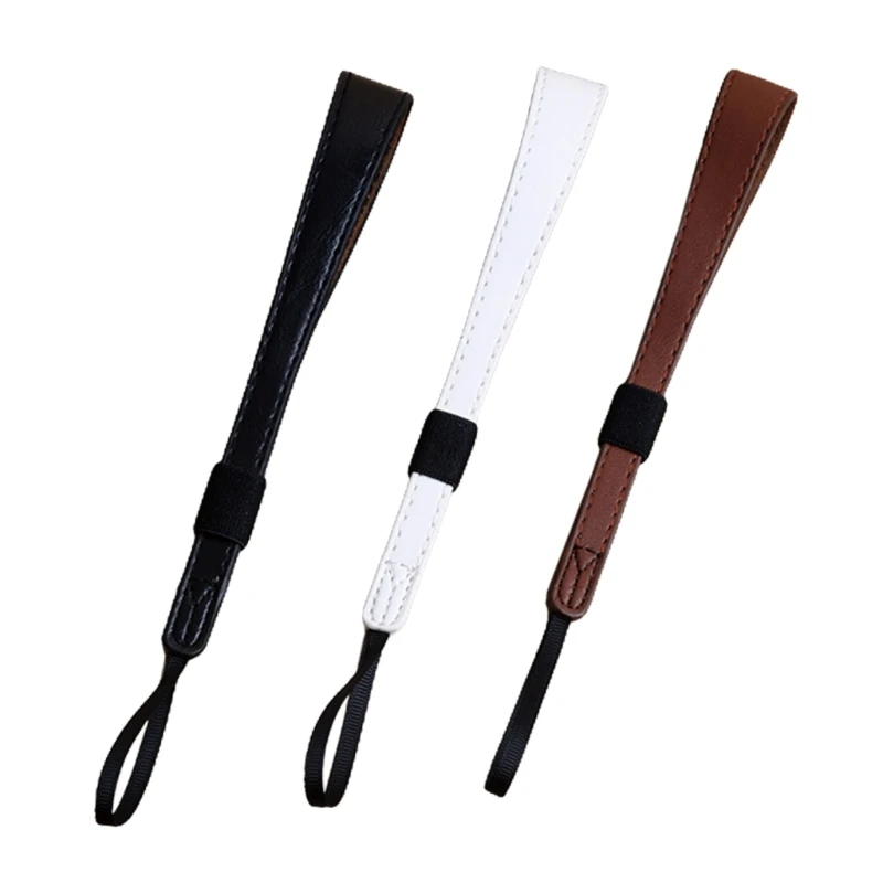 Premium Leather Camera Wrist Strap and Hand Grip Wristband