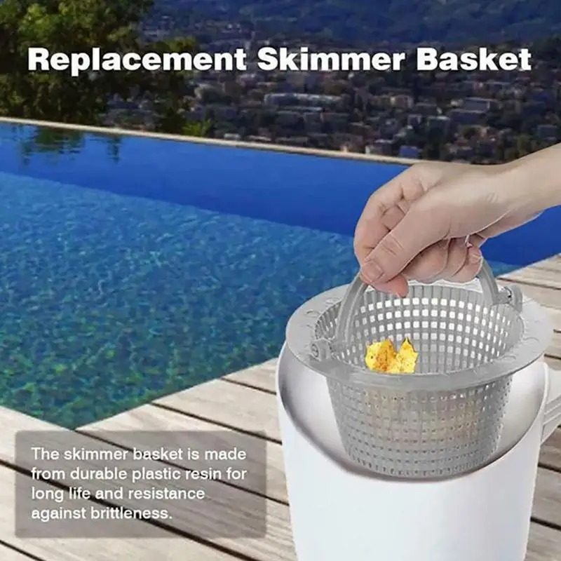 

Pool Skimmer Basket Strainer simple Filter Basket With An Easy Grip Handle Perfect For Removing Debris Cleanout Leaves And Trash