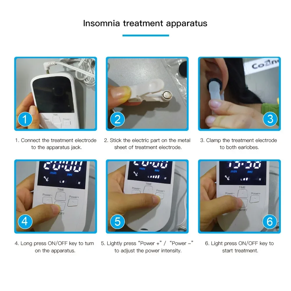 Anxiety Depression Insomnia Treatment Instrument For Migraine Headache CES Cranial Electrotherapy Stimulation