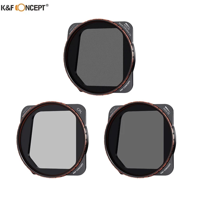 82mm ND2-32 (1-5 Stop) Variable ND Filter and CPL Circular Polarizing Filter  for Camera Lens - K&F Concept