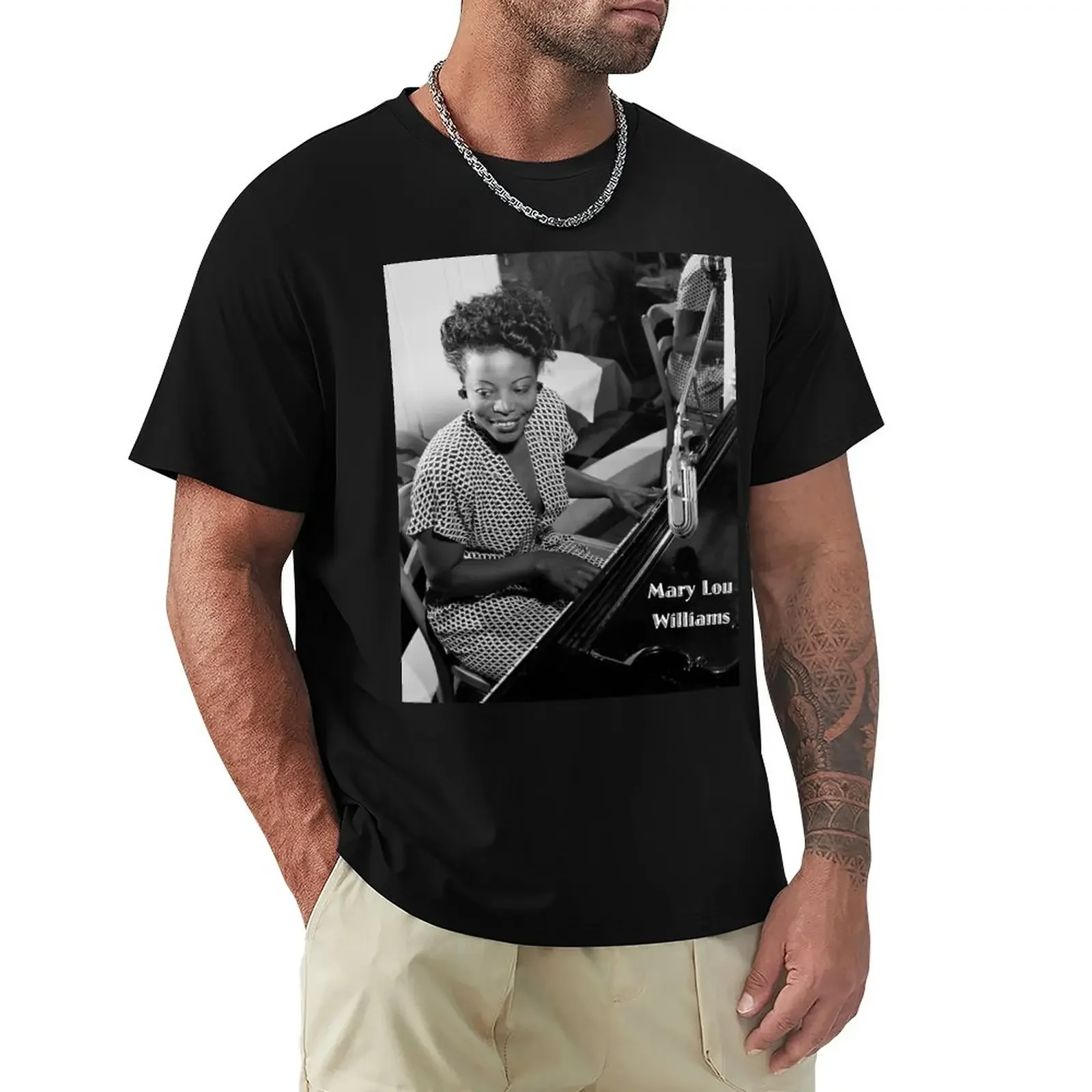 

Mary Lou Williams T-Shirt anime clothes sublime T-shirt men