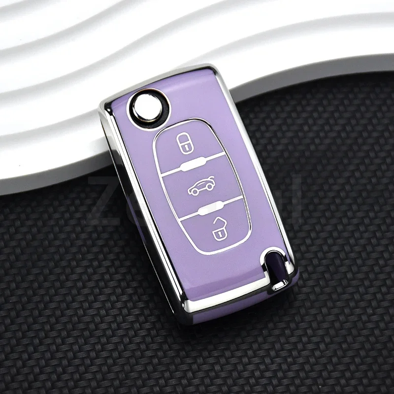 Advanced TPU Flip Remote Car Key Case Cover and Protector