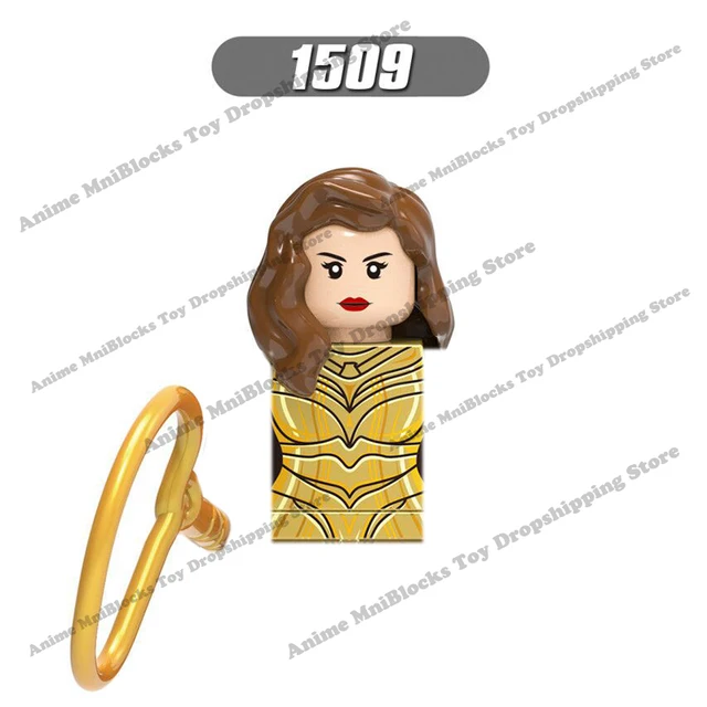 Movie Batman The Joker Harley Quinn Wonder Woman mini action toy figures building blocks Assemble bricks kid gifts WM6080 WM6100 X1509